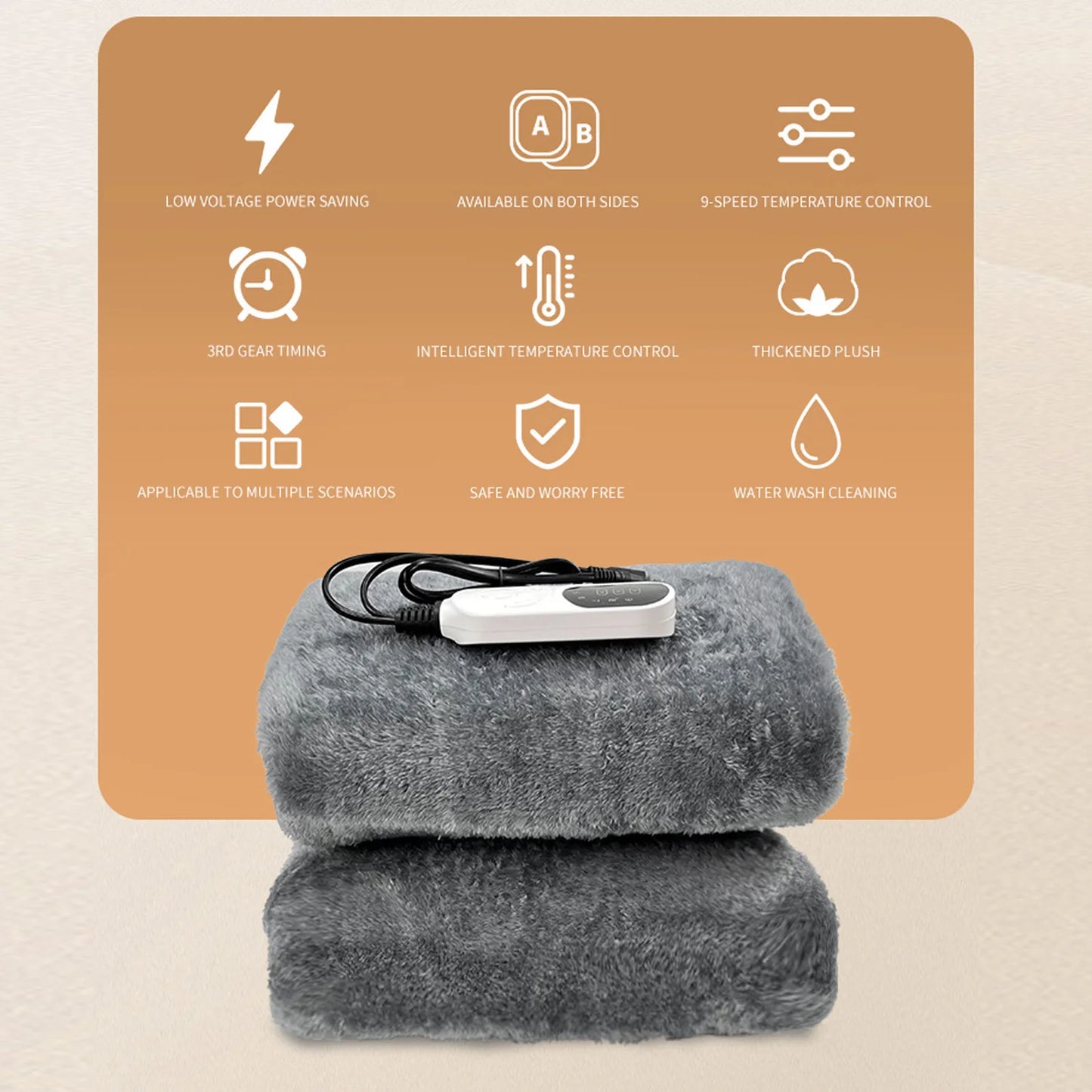 Mova Lira™ Heated Car & Travel Blanket