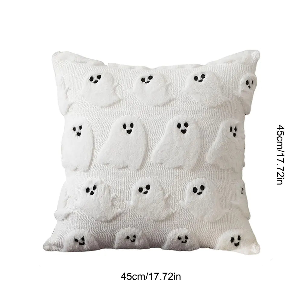 Ghost & Pumpkin Pillow Set – 3-Pack Halloween Cozy Covers