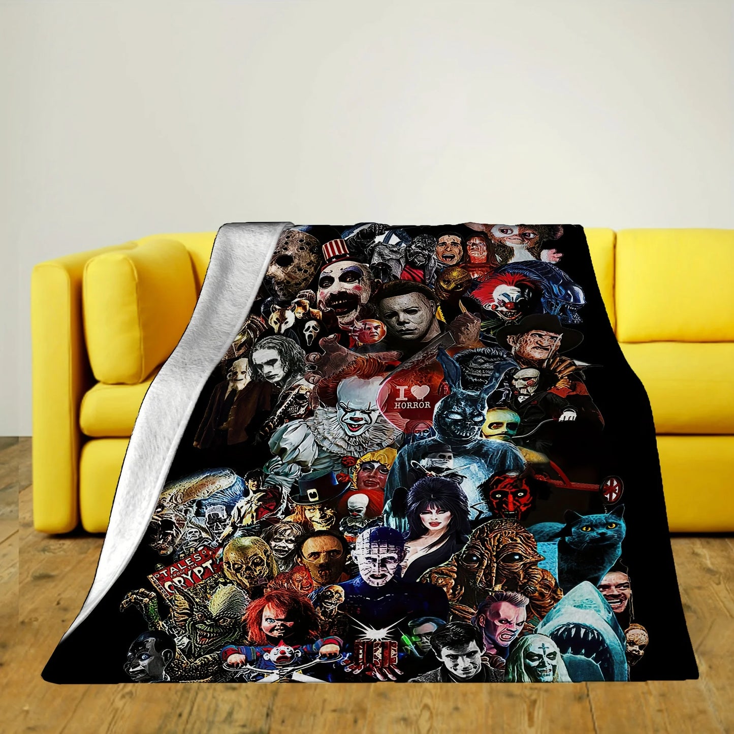 Horror Movie Night Blanket – Halloween Edition