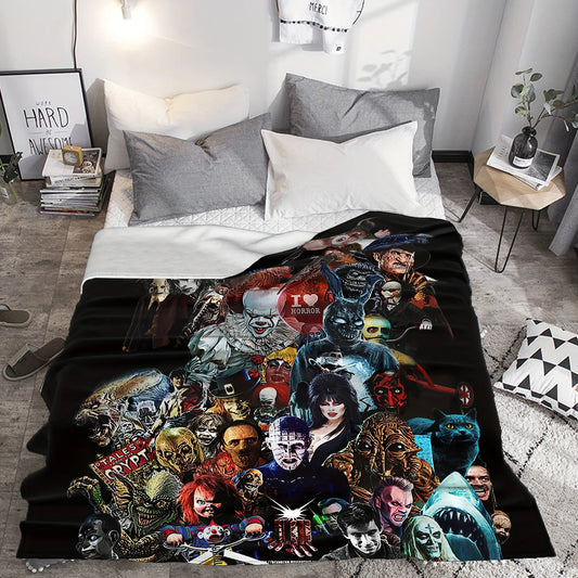 Horror Movie Night Blanket – Halloween Edition