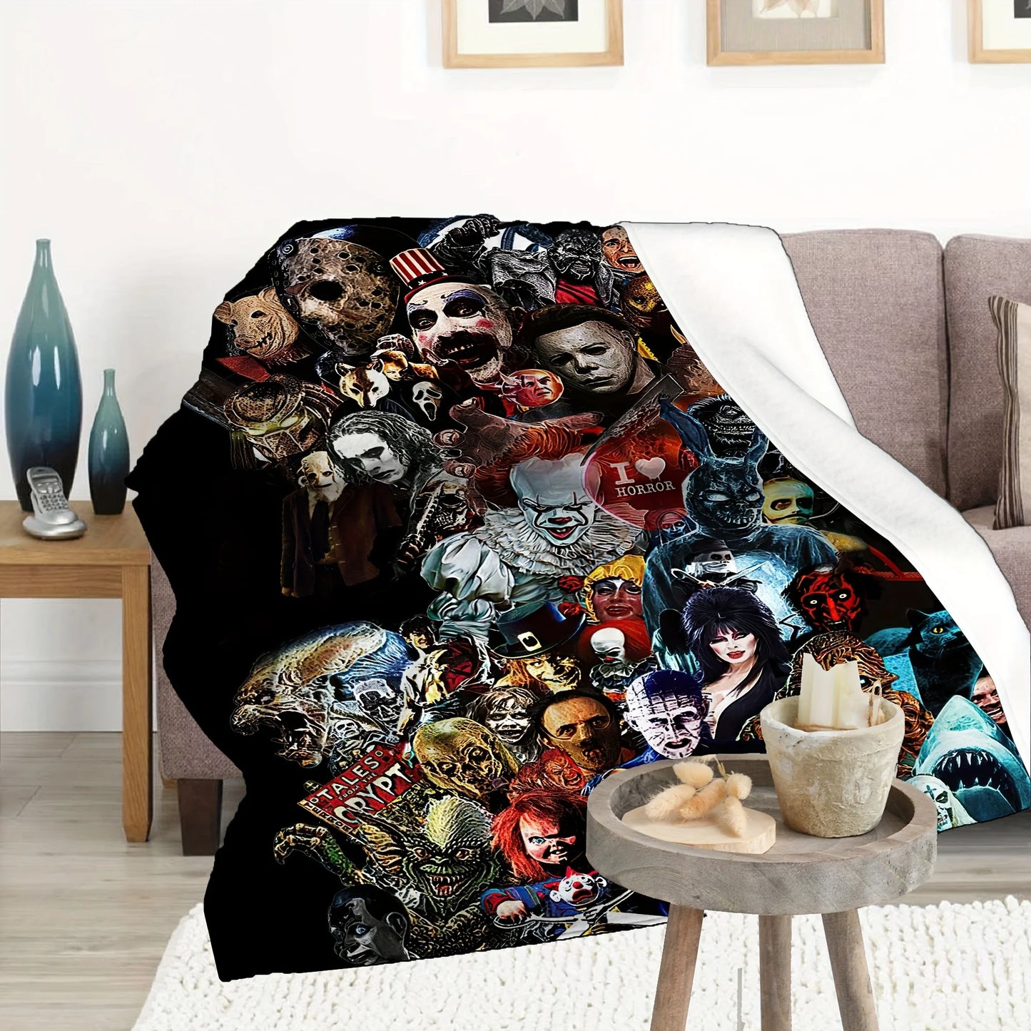 Horror Movie Night Blanket – Halloween Edition