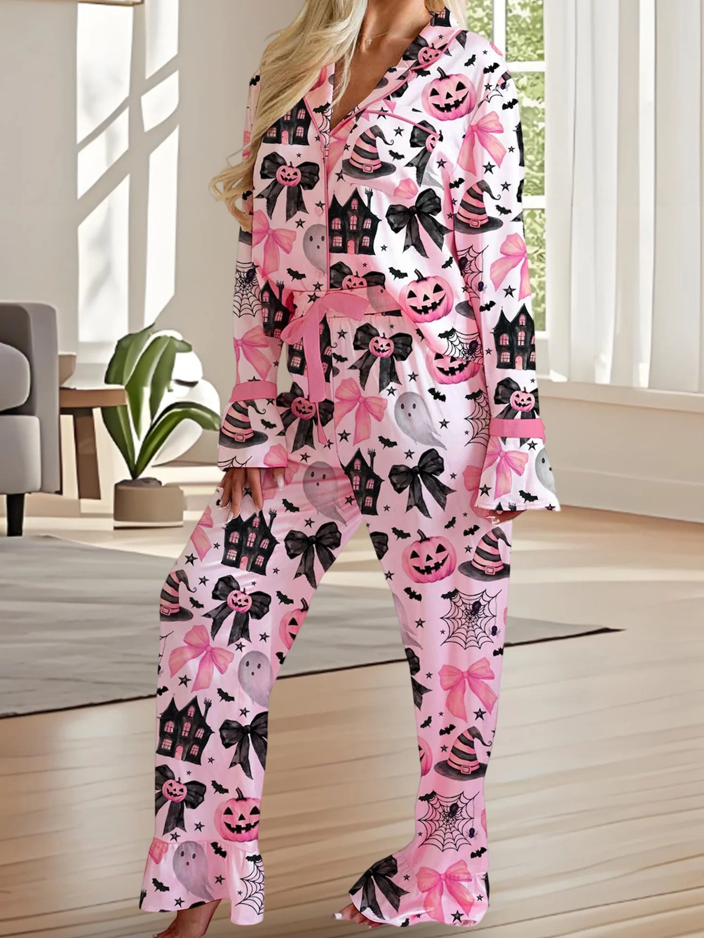 Women’s Halloween Pajama Set