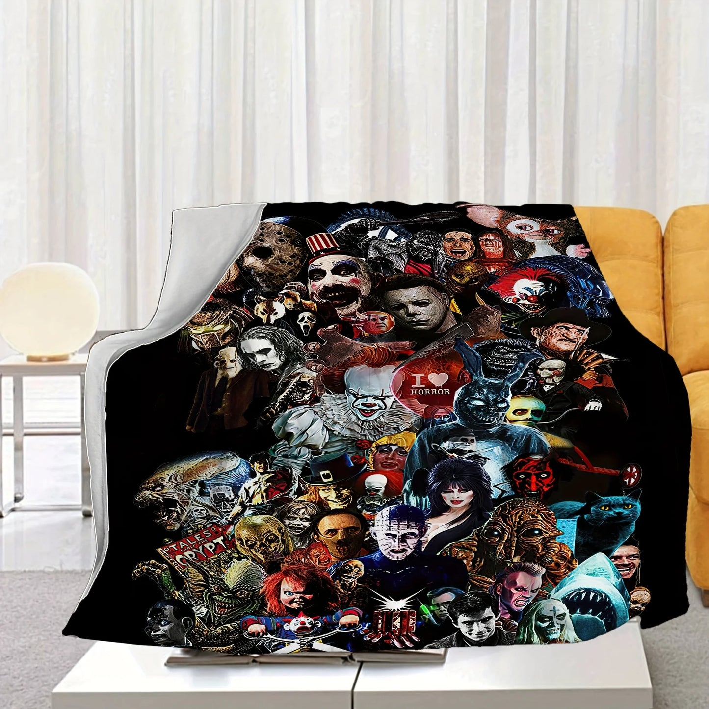 Horror Movie Night Blanket – Halloween Edition