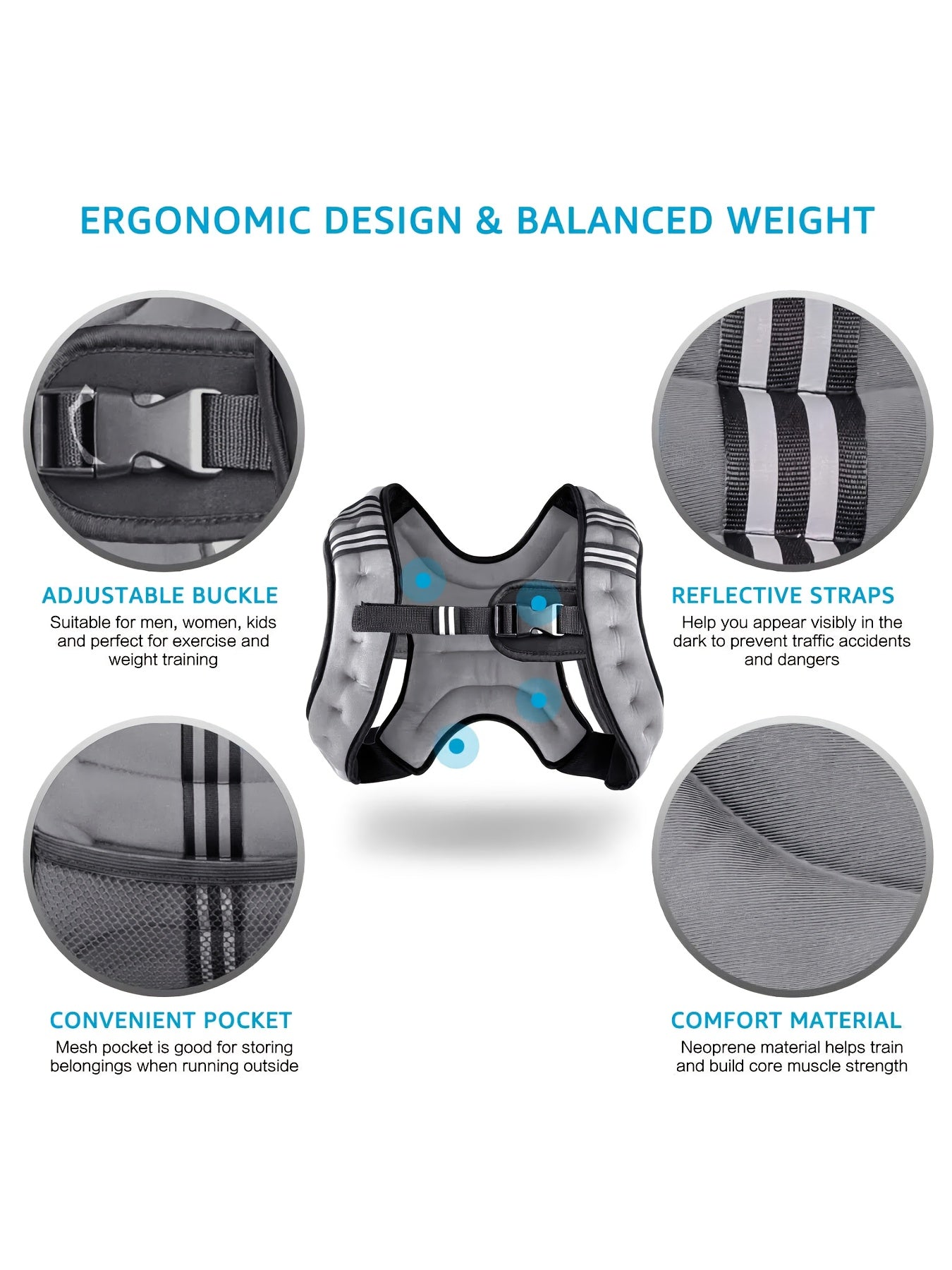 MovaLira™ Weighted Training Vest 16lb