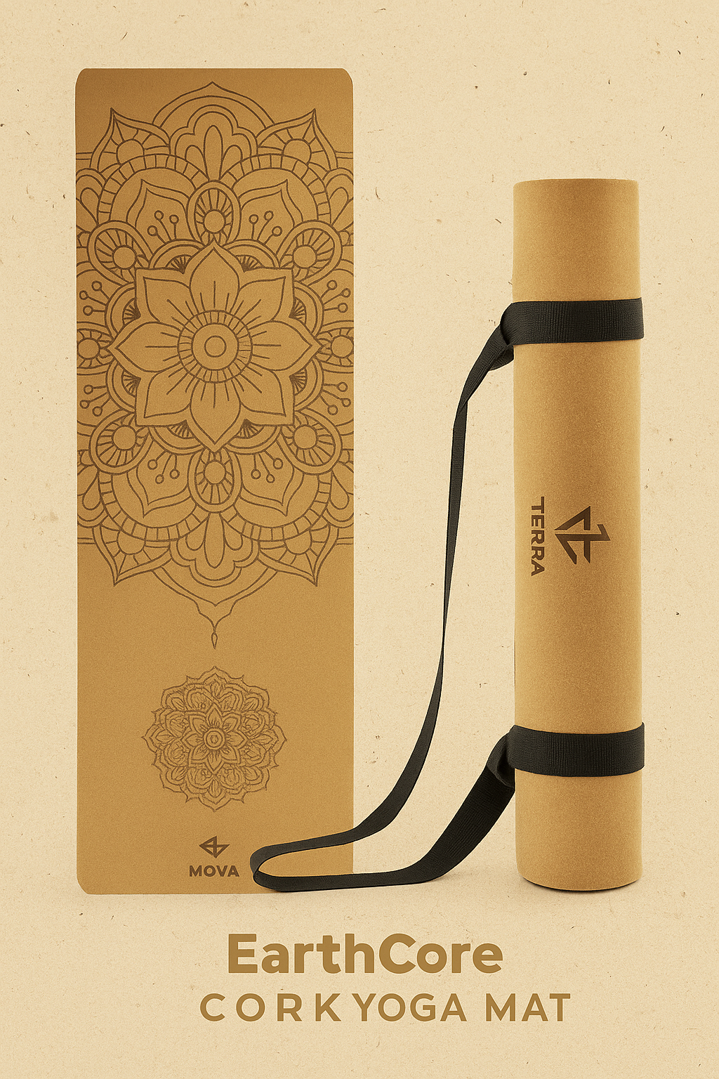 Mova Lira™ EarthCore Cork Yoga Mat