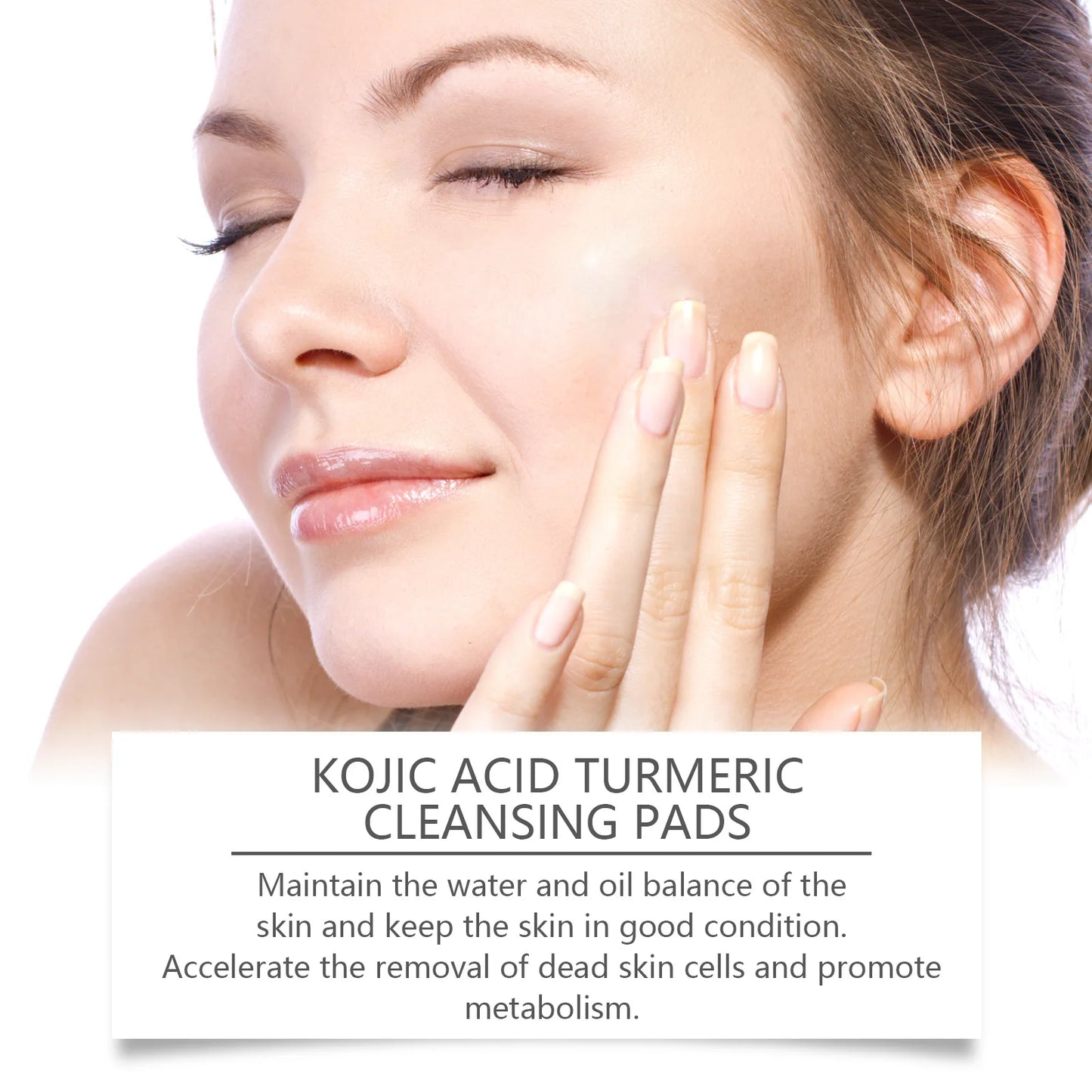Glow & Go™ Turmeric Brightening Facial Pads – 40 Count
