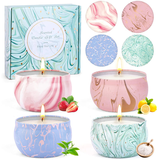 GlowMelt™ Aromatherapy Candle Set (4-Pack)
