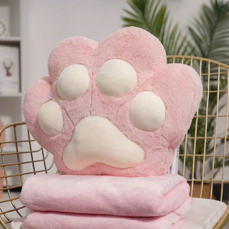 Mova Lira™ 3-in-1 Cat Paw Travel Pillow & Blanket Set