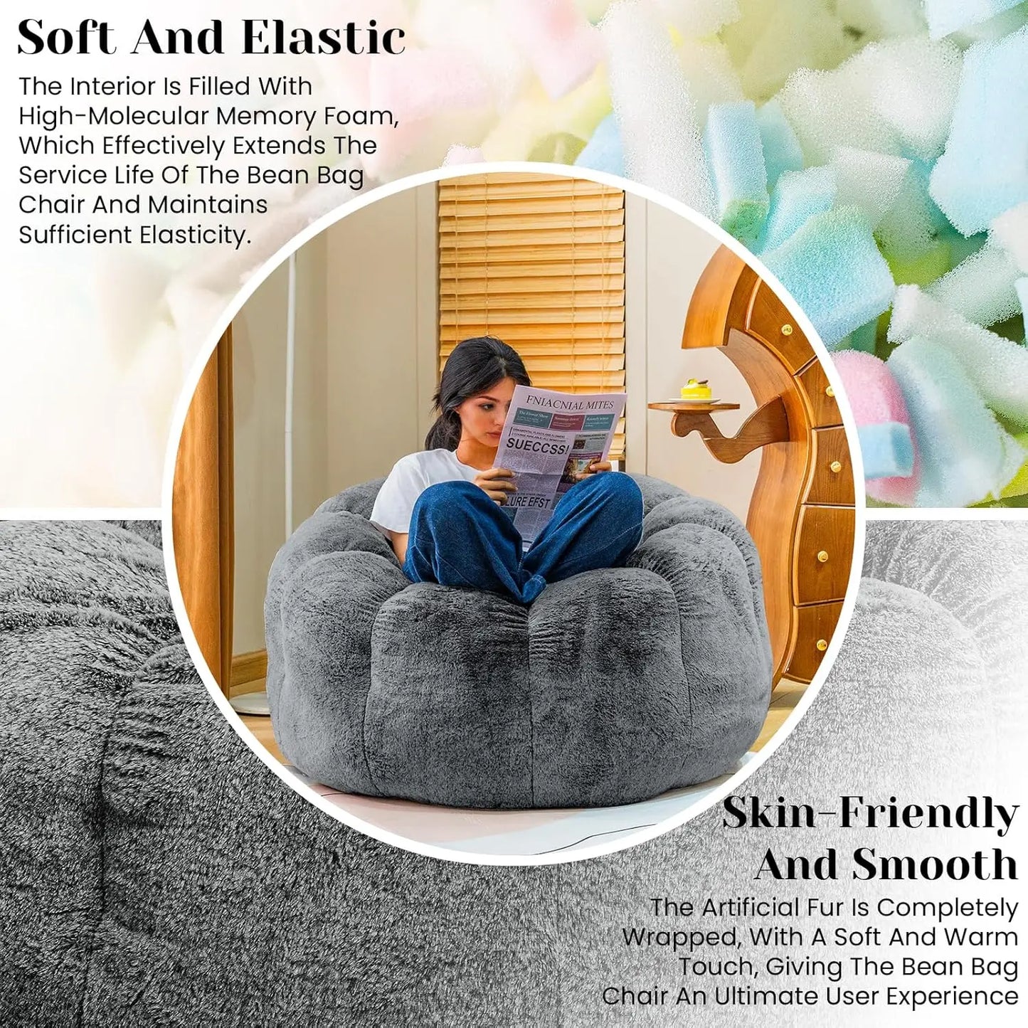 FluffNest™ Bean Lounge Chair