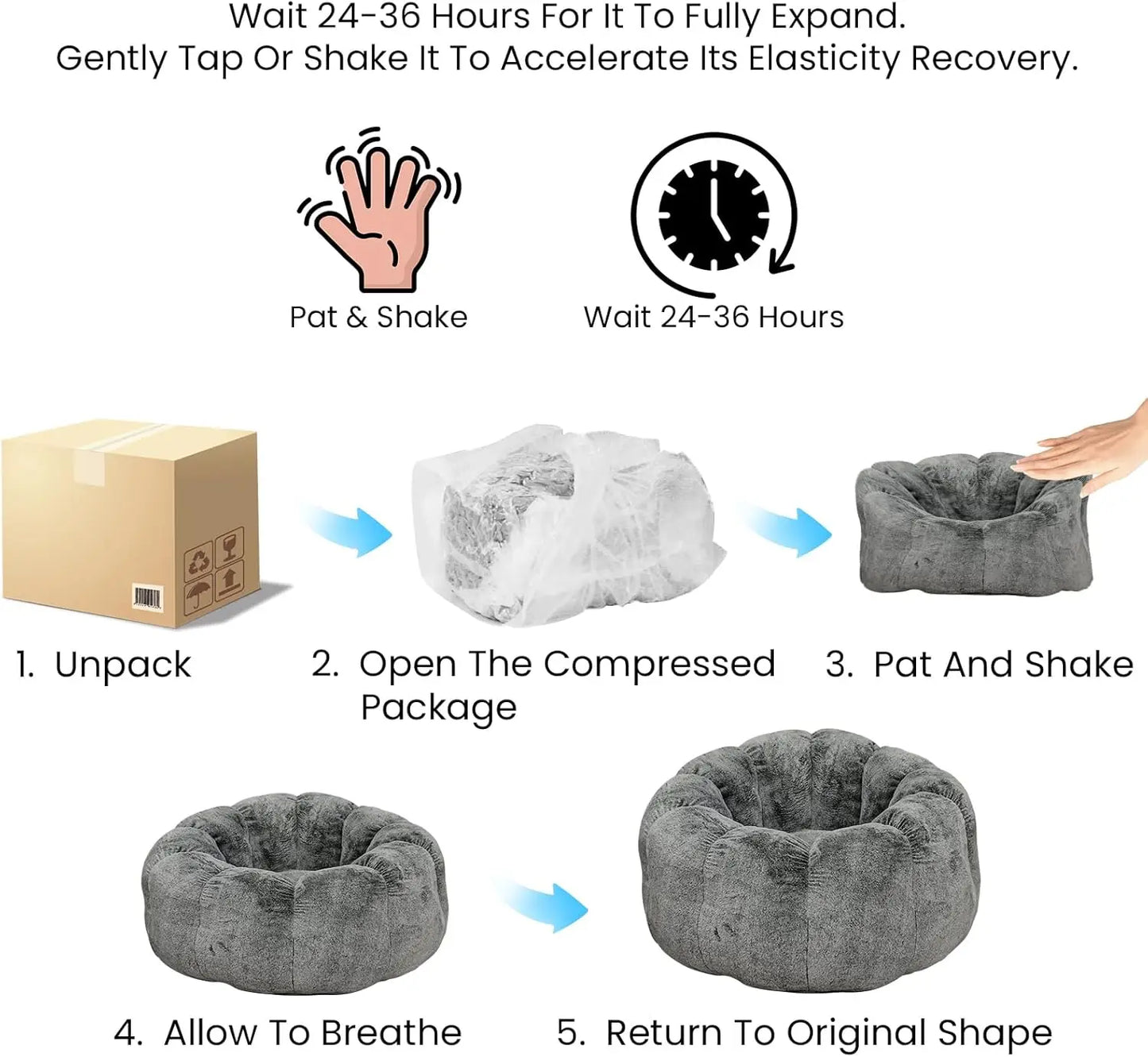 FluffNest™ Bean Lounge Chair