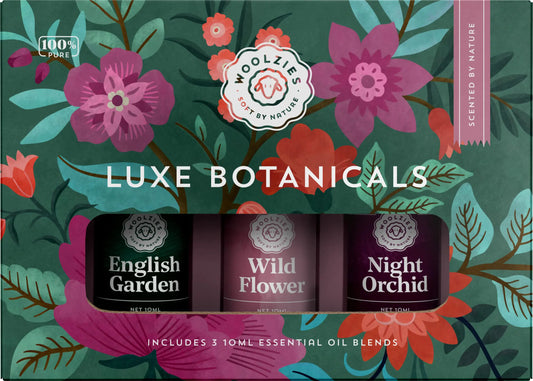 Luxe Botanicals™ Essential Oil Trio – Garden Bloom Set